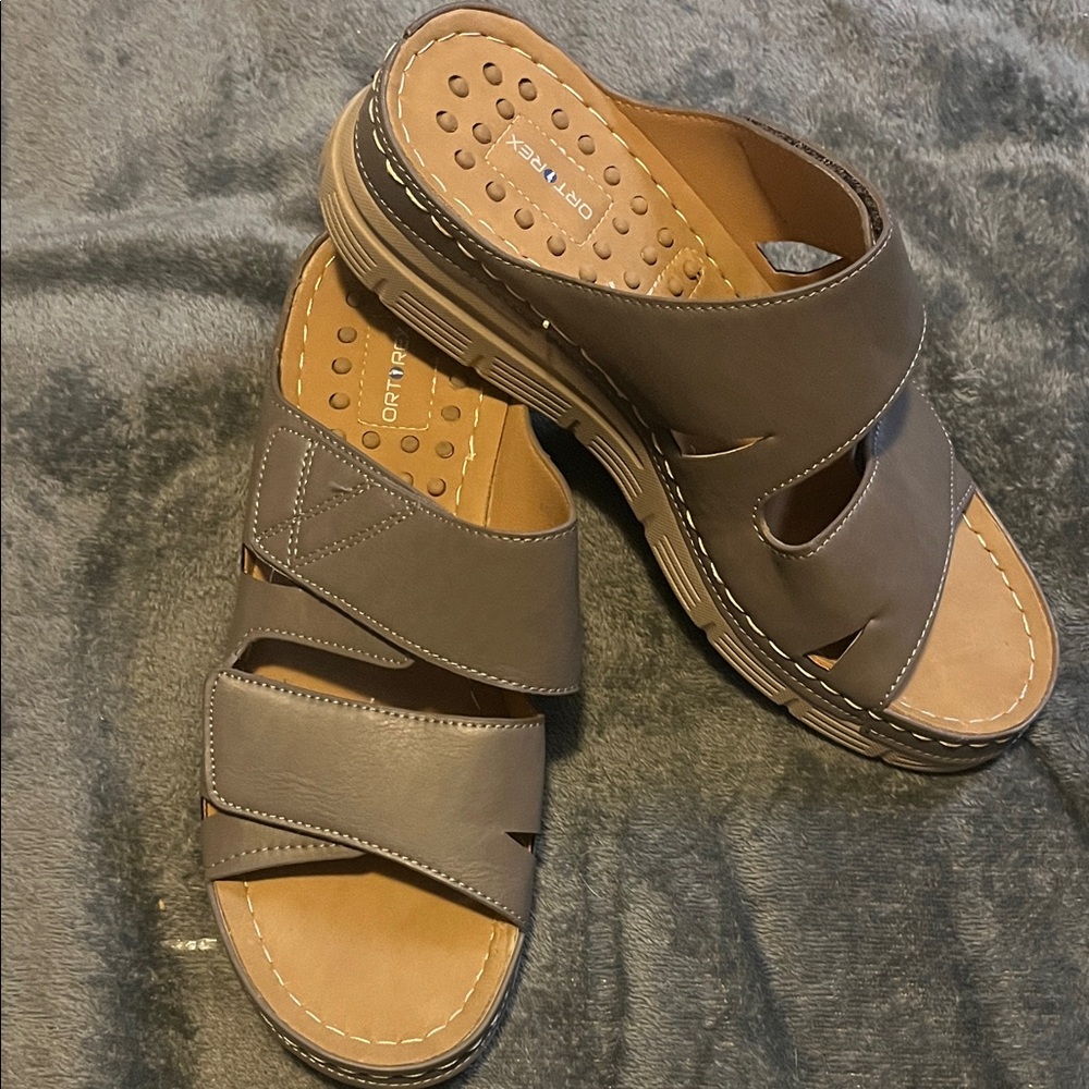 Ortho+rest Women Arch Support Slides Orthotic Walking Sandals Orthopedic Sandals